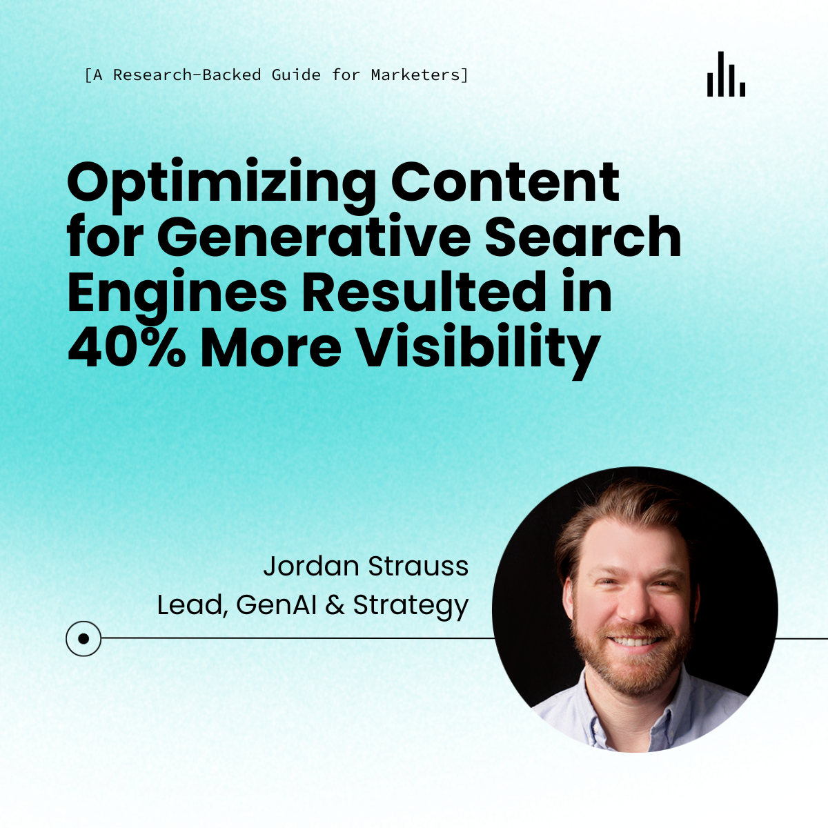 Optimizing Content for Generative Search Engines Resulted in 40% More Visibility