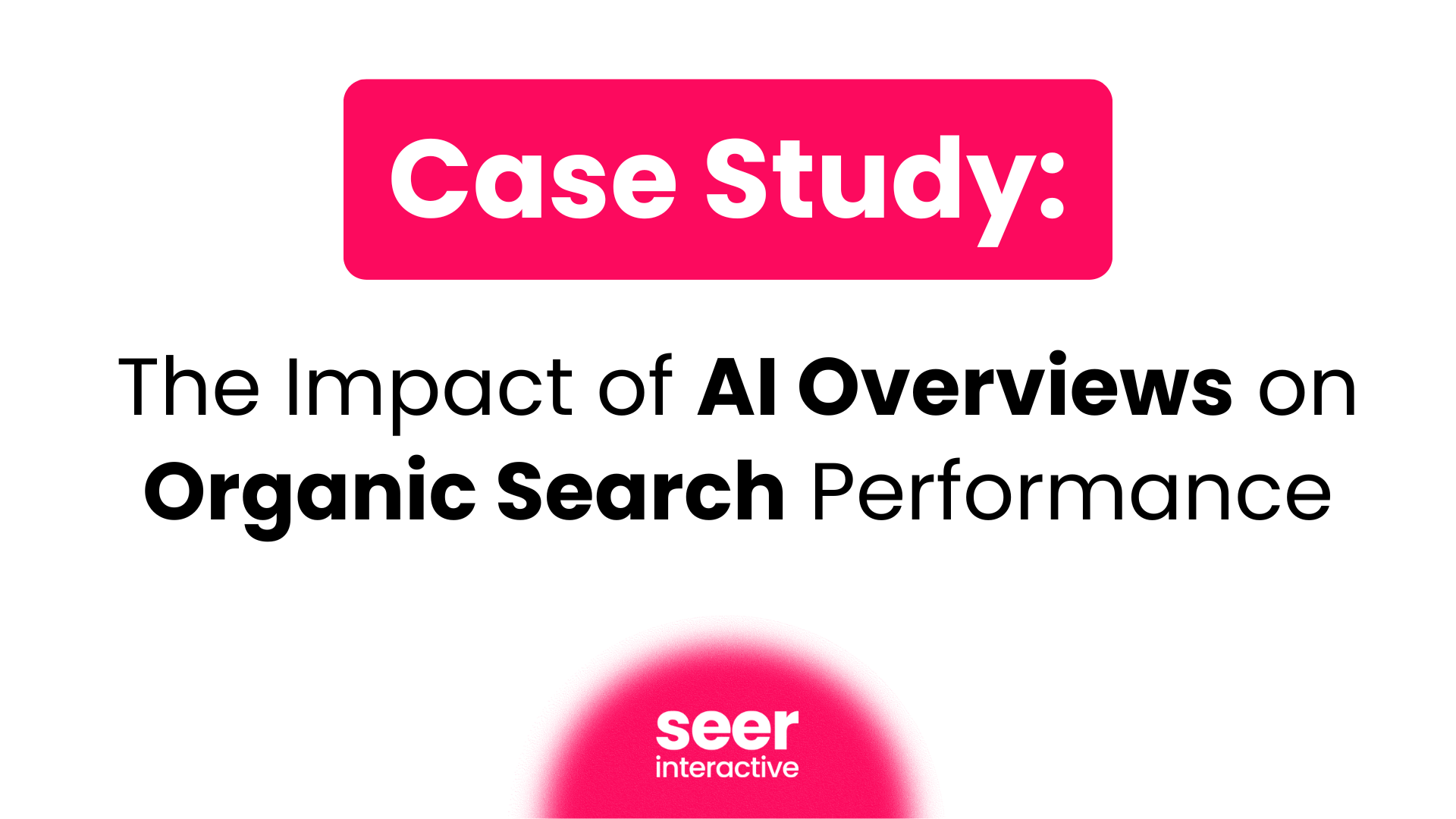 Case Study: Analyzing the Impact of AI Overviews on Organic Search Performance